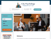 Tablet Screenshot of citypsychologygroup.com